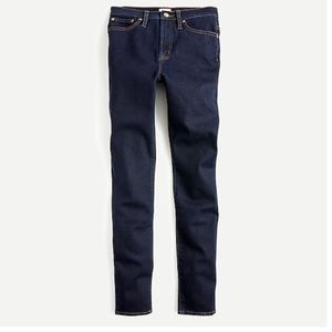 J.Crew Tall 10" NWT high-rise toothpick jean Dark
